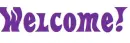 Welcome dark purple