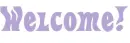 Welcome light purple