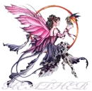 Fairy holding Dragon with Heather