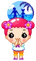 CUTE LITTLE GIRL CLAPPING CRYING