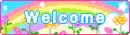cute kawaii rainbow welcome