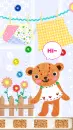 cute kawaii teddy bear hi