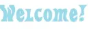 Welcome sky blue