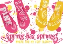 sring and flip flops