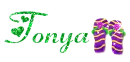 tonya flip flops