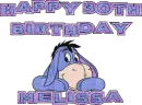 Happy Birthday Melissa