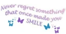 never regret