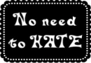 no need to hate