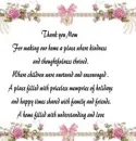 to my mom