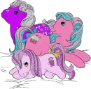 Three ponies