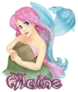 Alaine - Pink Mermaid Sparkle 
