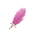 Keri - Feather Pen Dark Pink