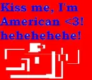 kiss me... i'm american
