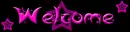 welcome black & pink