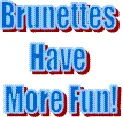 Brunettes have more fun