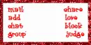 holiday contact table