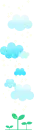 clouds and sprouts