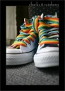 Rainbow Chucks