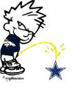Broncos peeing on Cowboys