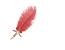 Teresa - Feather Pen Red