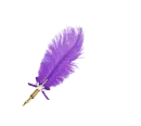 Feather Pen Dark Purple - Perry