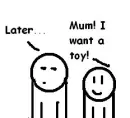 Child Wants a toy