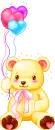 teddy with ballons