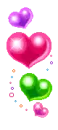 rainbow hearts