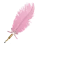 Feather Pen Light Pink - Carli