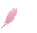 Feather Pen Light Pink - Amy