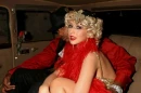 Christina Aguilera, singer, vintage, theme
