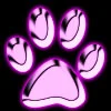 pink kitty paw