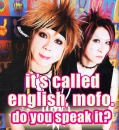 Mofo it's English!
