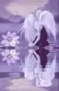 purple little angel