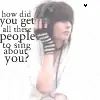 how did you get all these people to sing about you