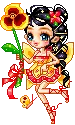 Yellow Pansy Fairy