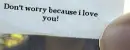 dont worry