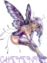 Purple Fairy with Cheyenne