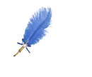 Feather Pen Dark Blue - Skyler