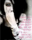 emo girl crying