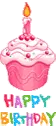 birthday cupcake
