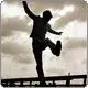 sunset man