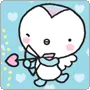 cute kawaii penguin cupid angel