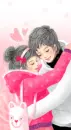 lovers hug