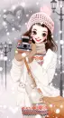 winter girl photographer