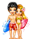 beach couple