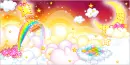 fluffy clouds