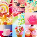 yummy sweets collage