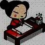  GIRL ANIME KID IN DARK