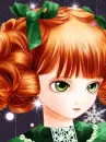 DOLL WITH PRETTY GREEN EYES